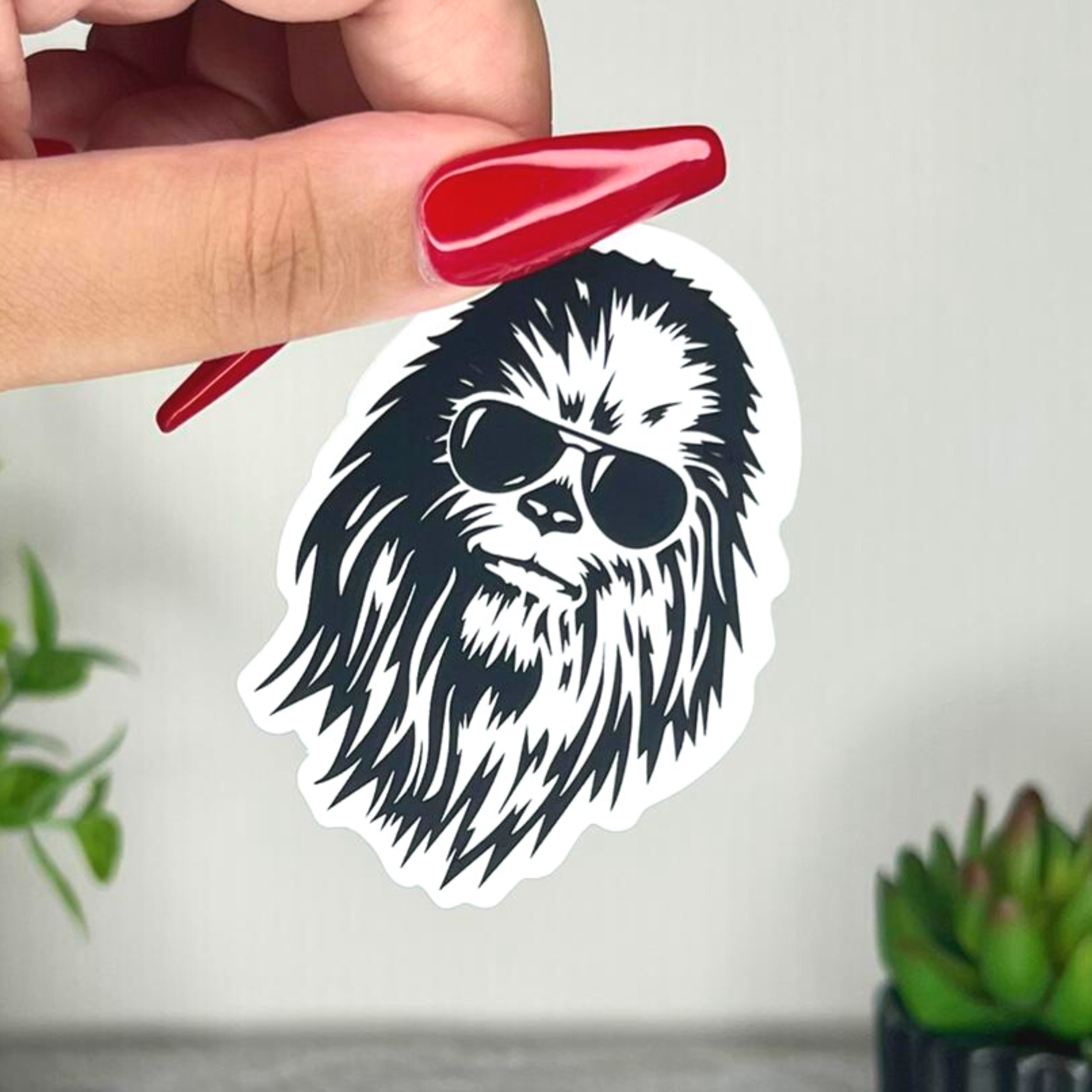 Chewbacca con Flow | Sticker