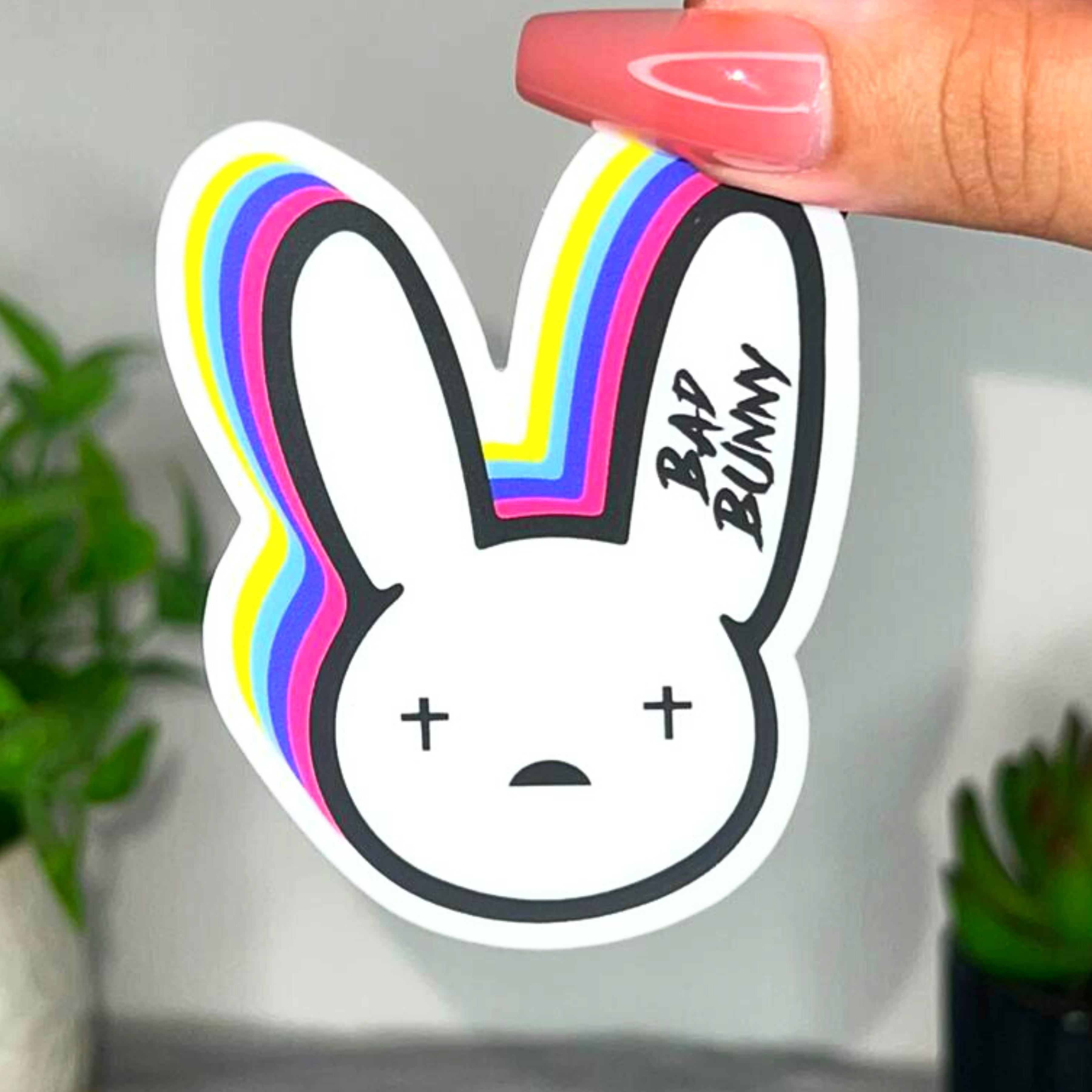 Bunny Tricolor | Sticker