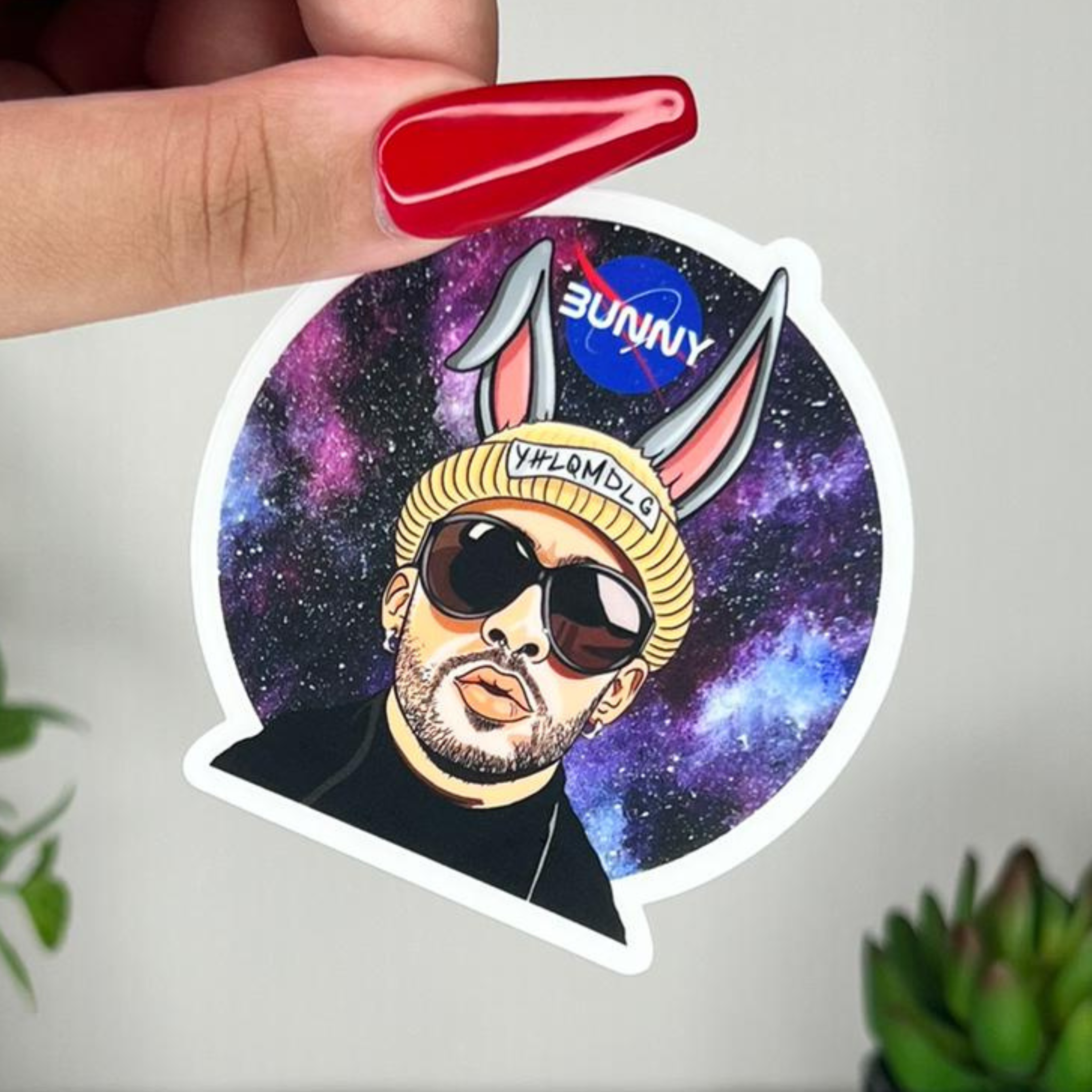 Bad Bunny Space | Sticker