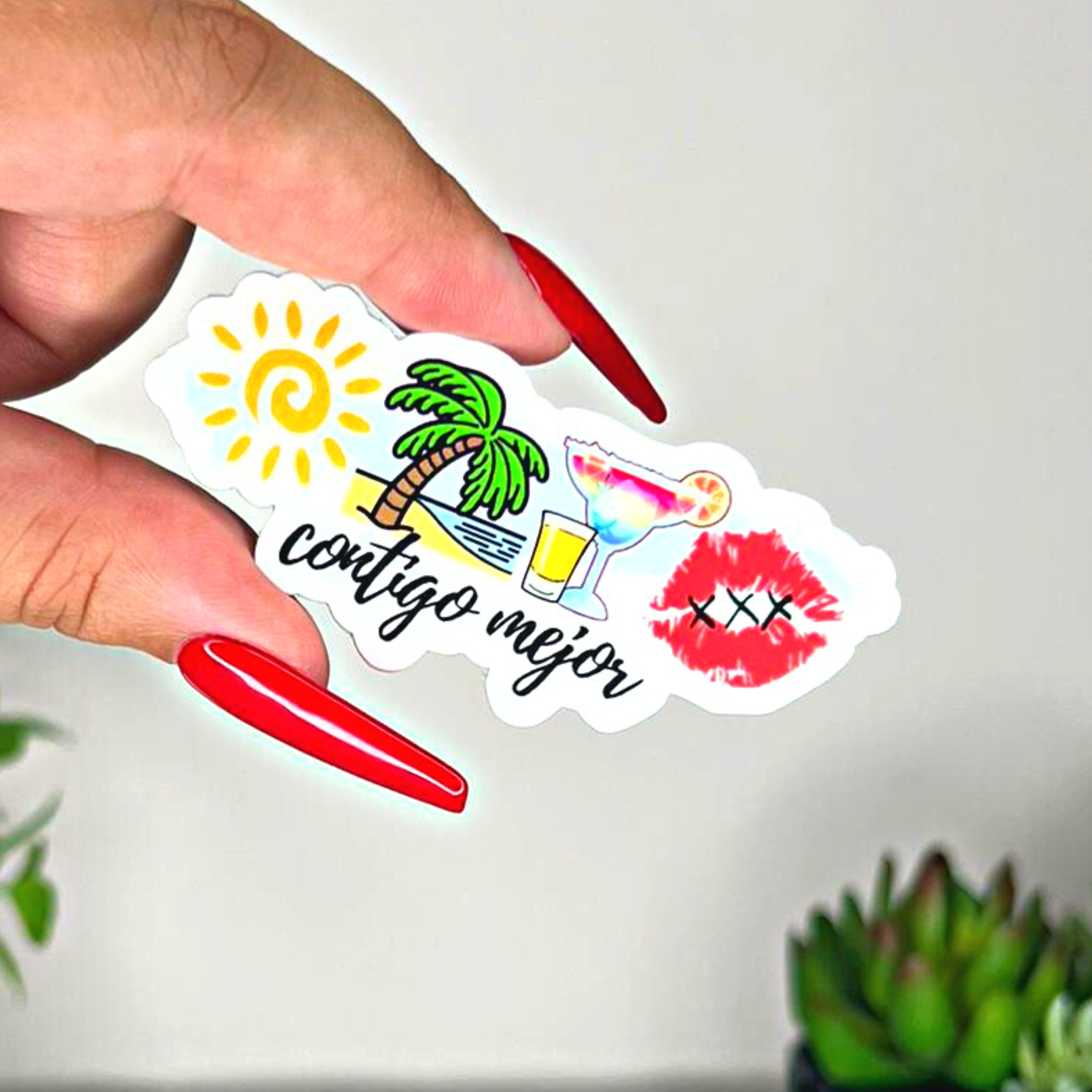 Contigo Mejor | Sticker