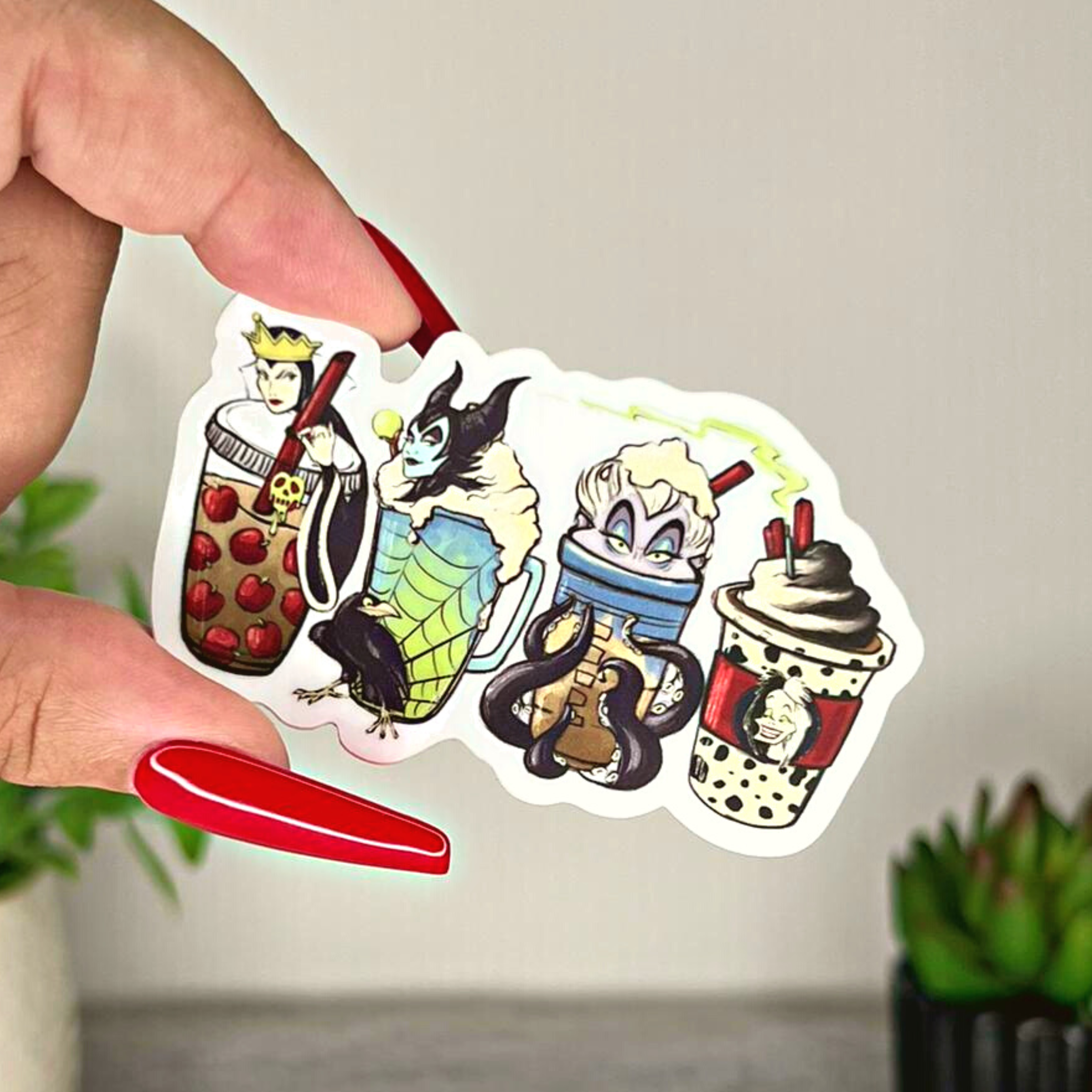 Disney Evil Coffee Lovers | Sticker