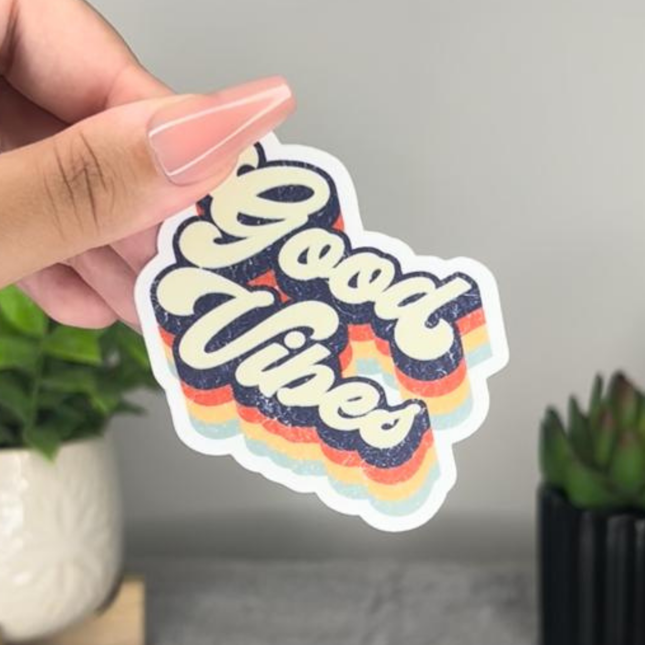 Retro Good Vibes | Sticker