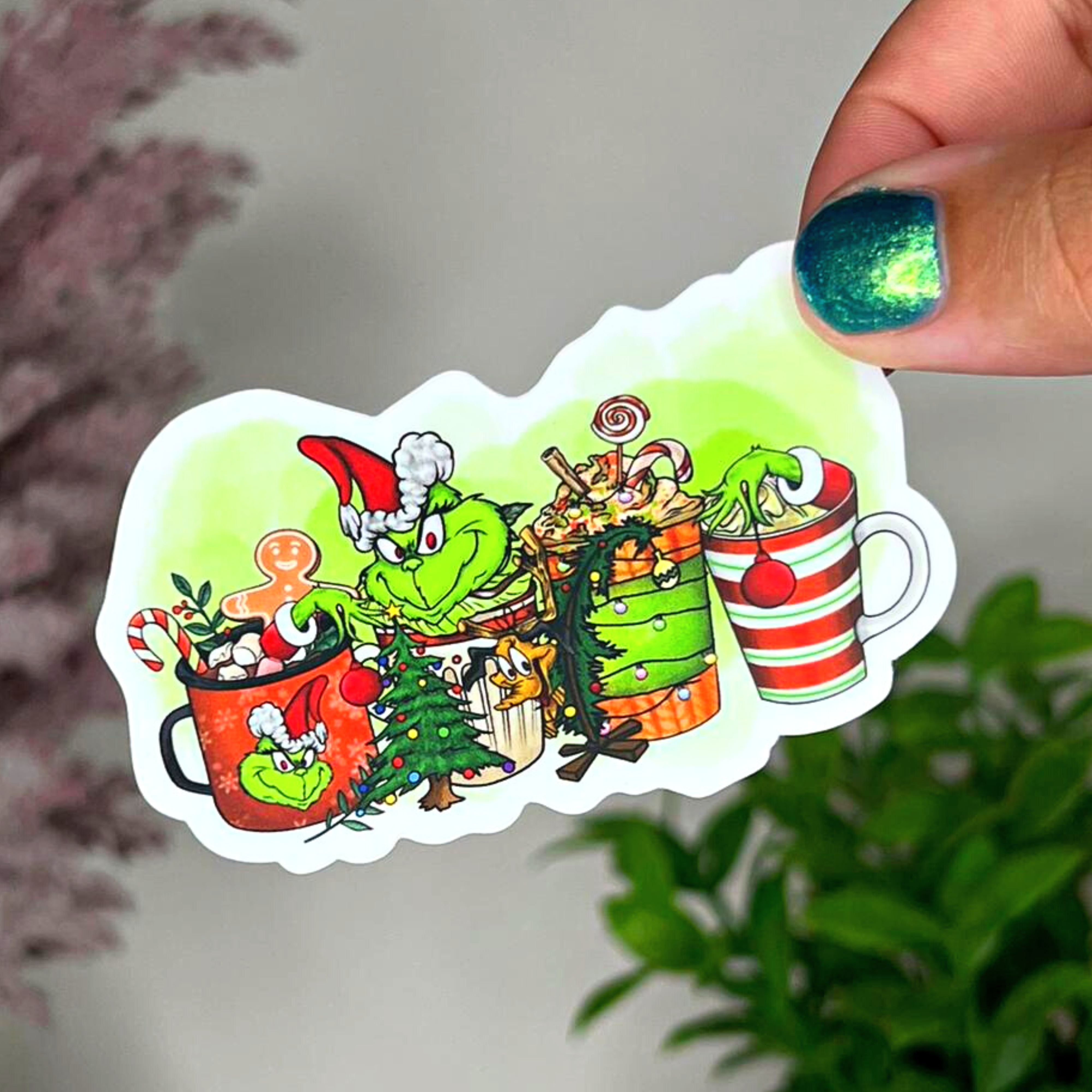 Grinch Coffee Lovers | Sticker
