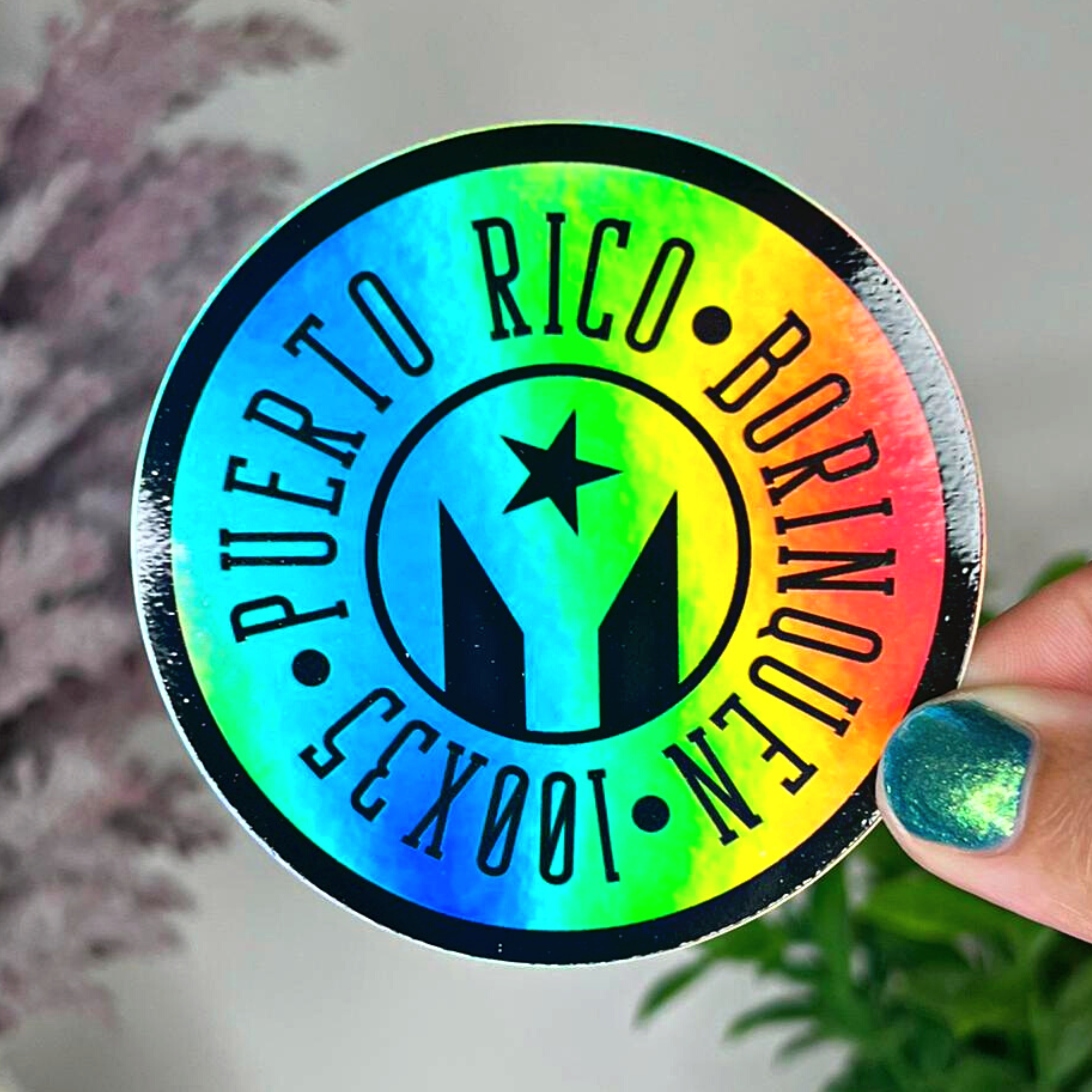 100x35 Holo | Sticker