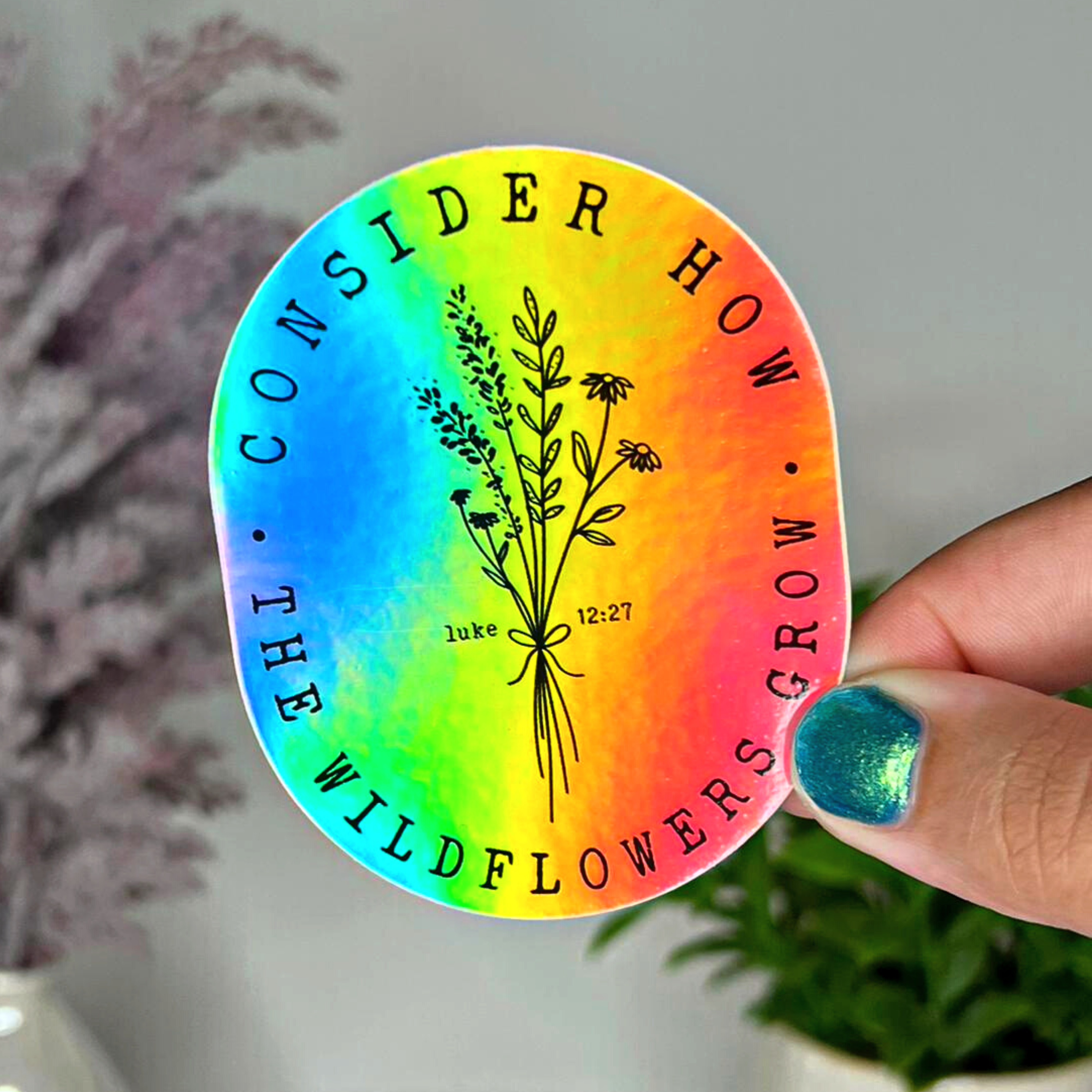 Consider How Holo | Sticker