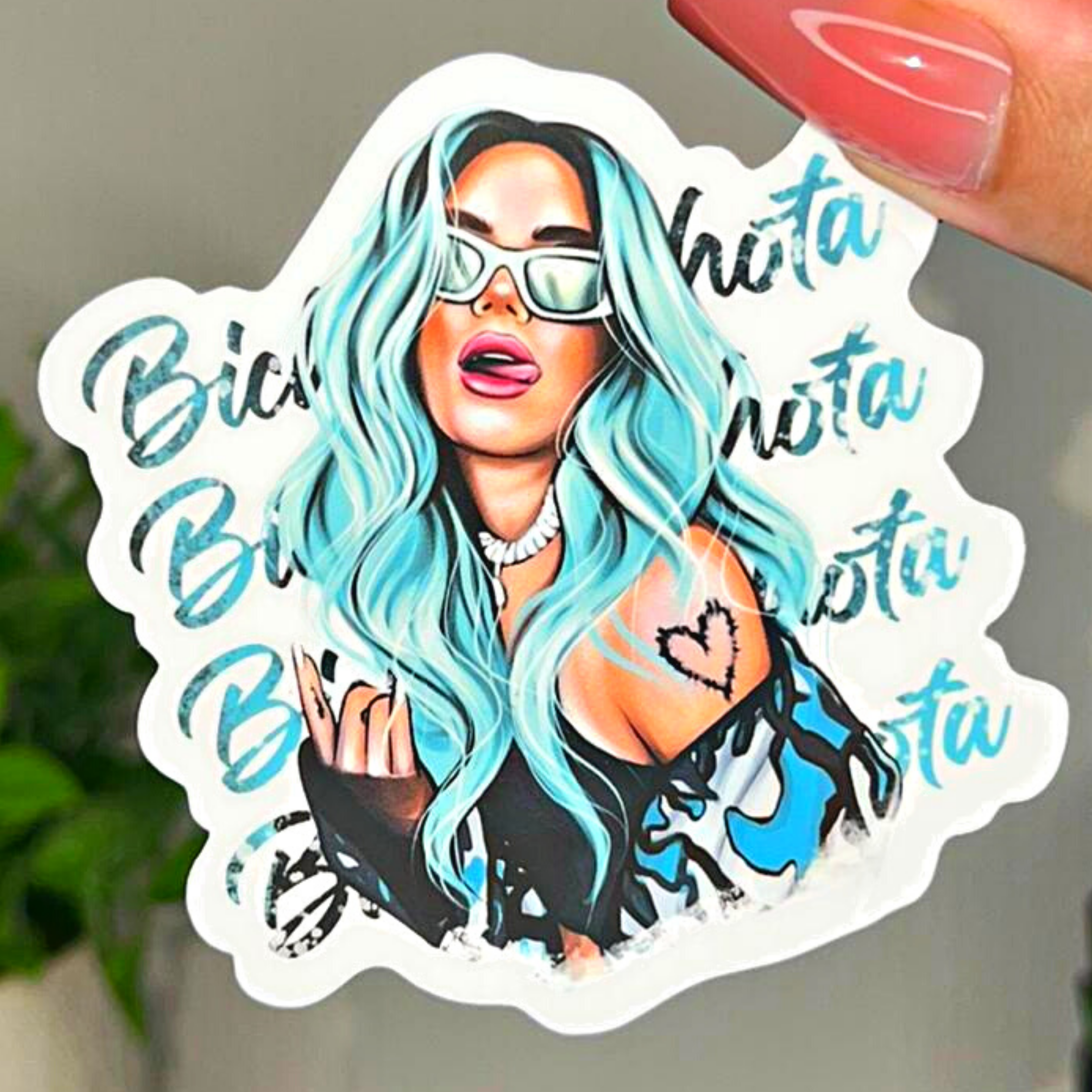 KarolG Blue | Sticker