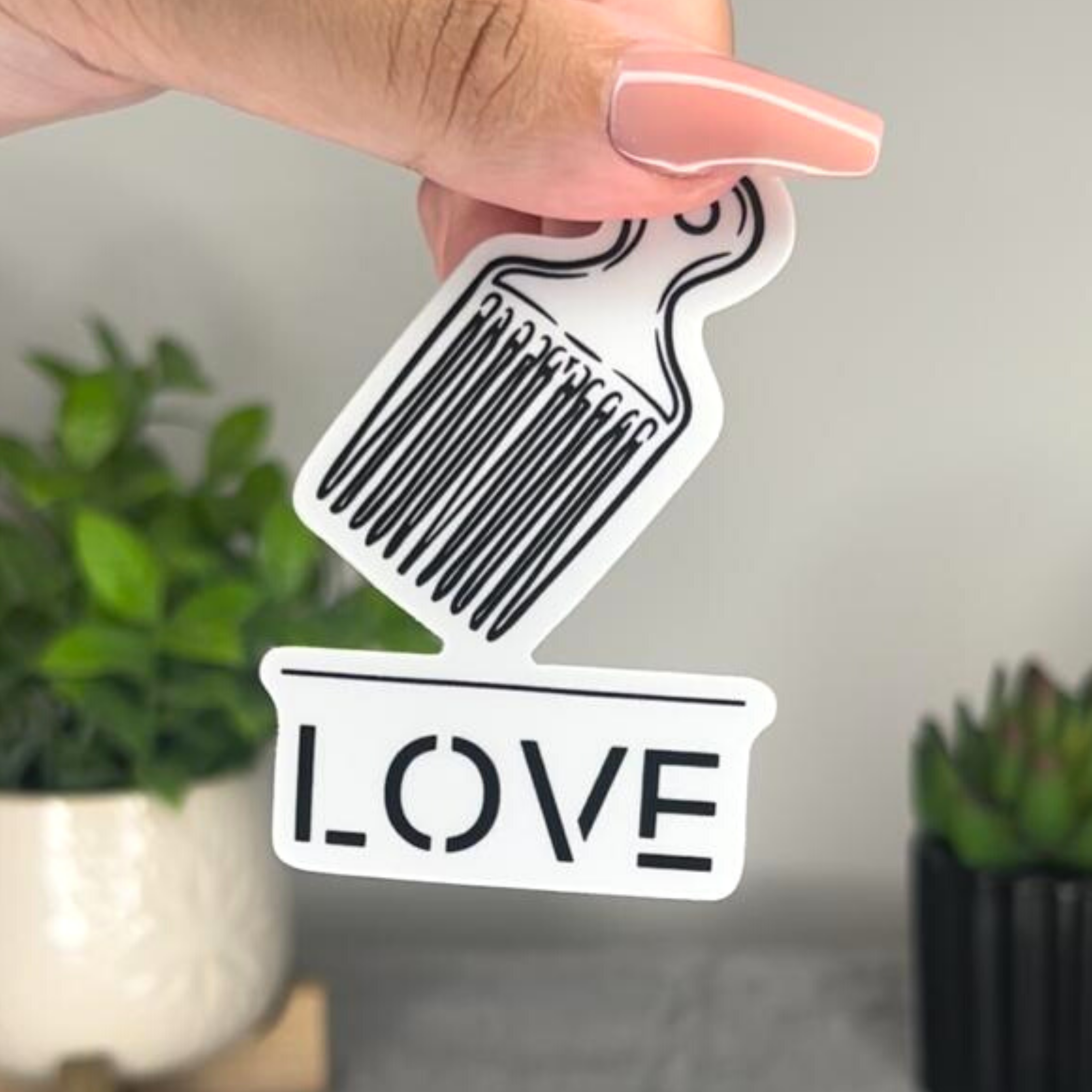 Curly Love | Sticker