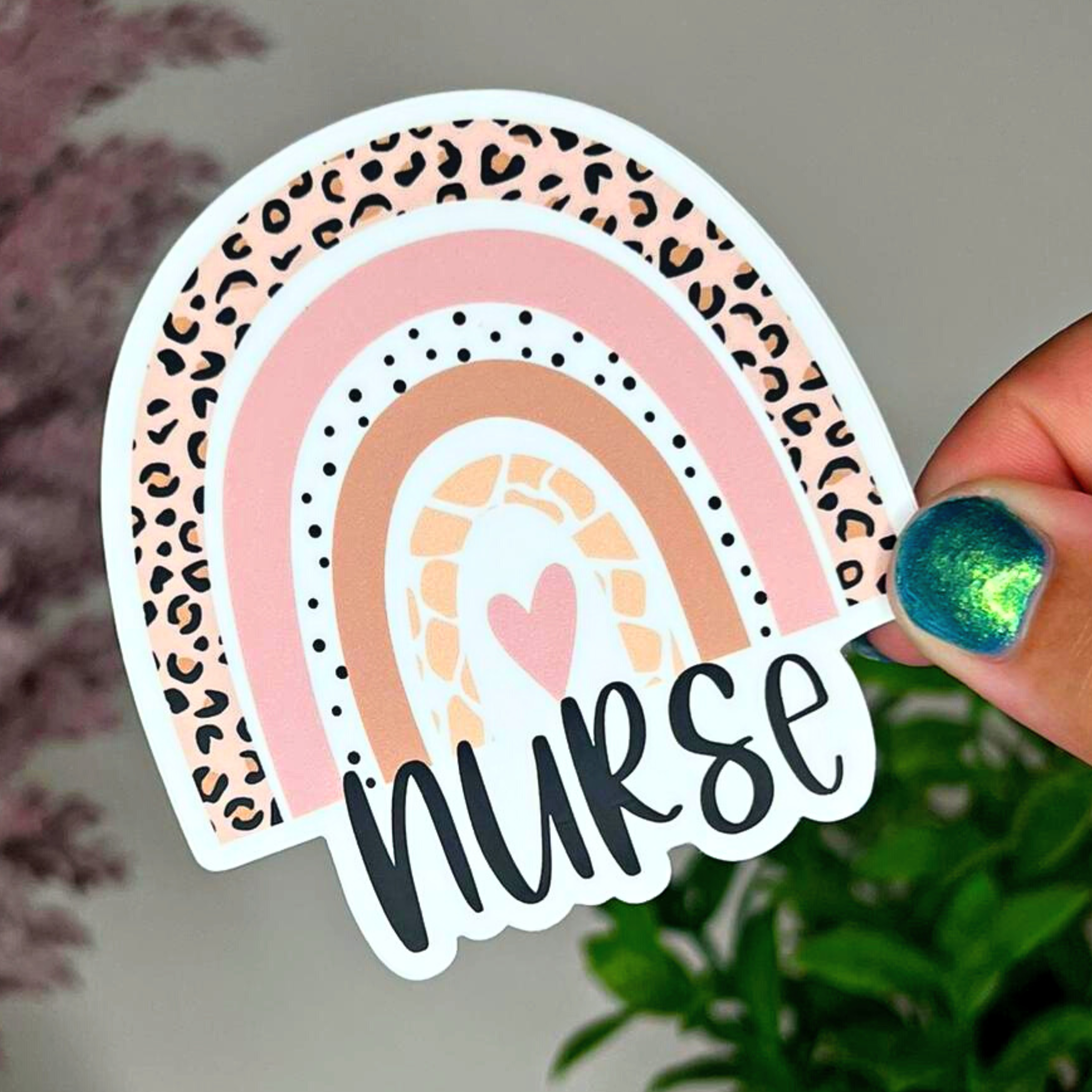 Beautiful Nurse Rainbow | Sticker