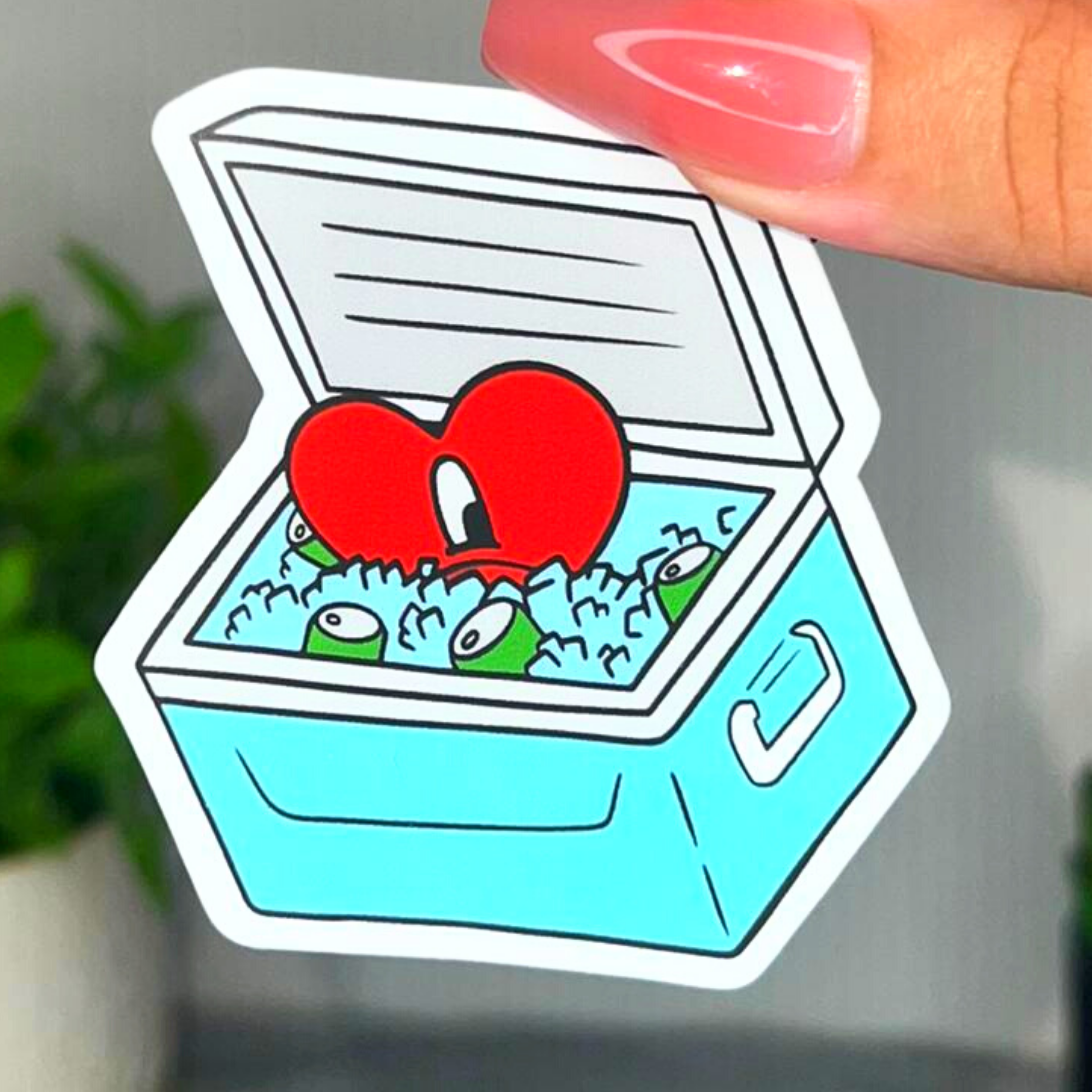 Te Congelo - Azul | Sticker