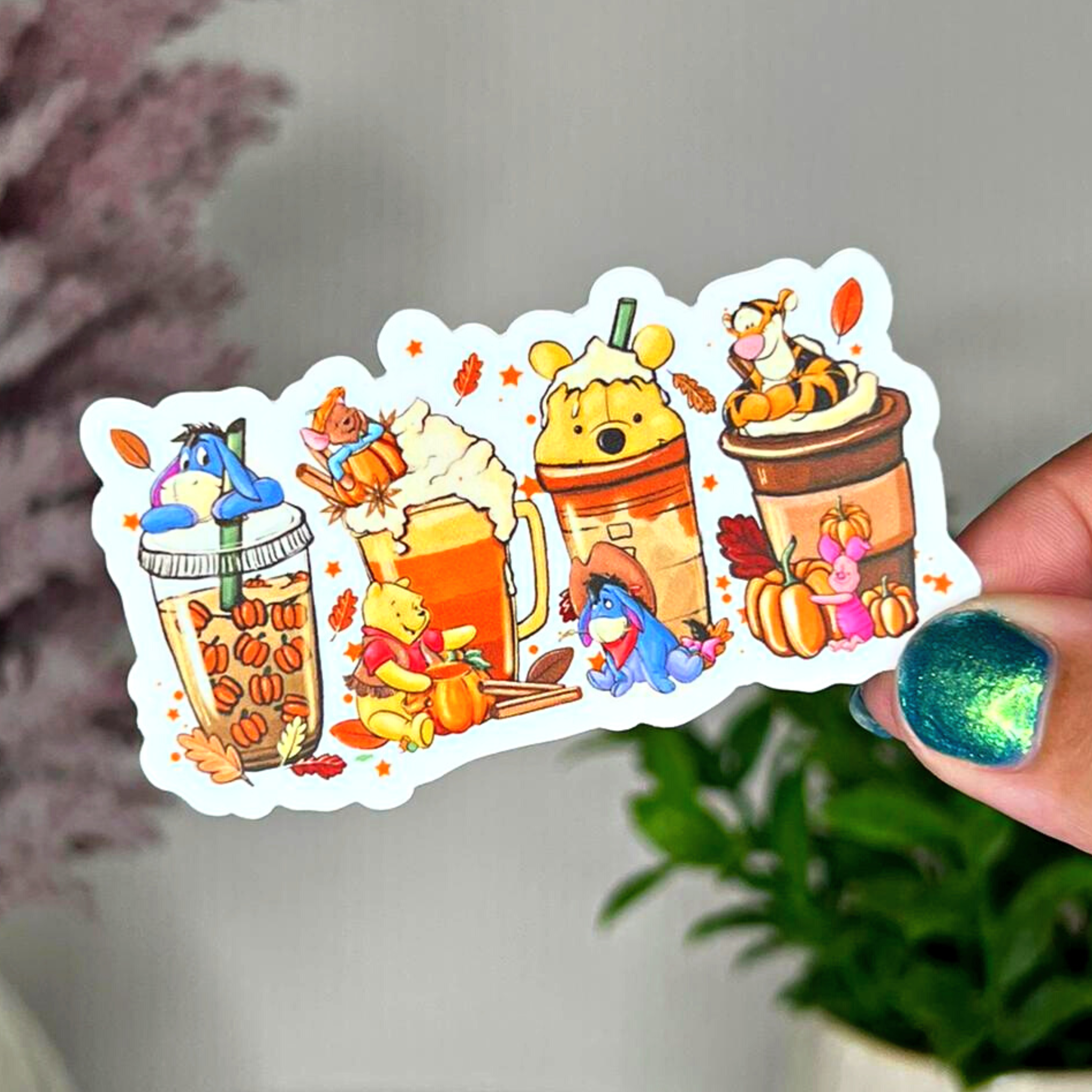 Winnie the Pooh Coffee Lovers | Sticker
